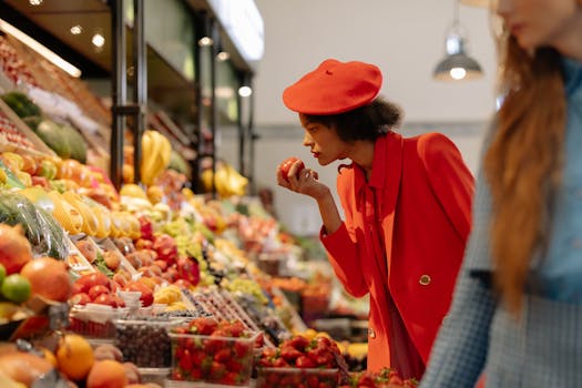 colorful fruit selection