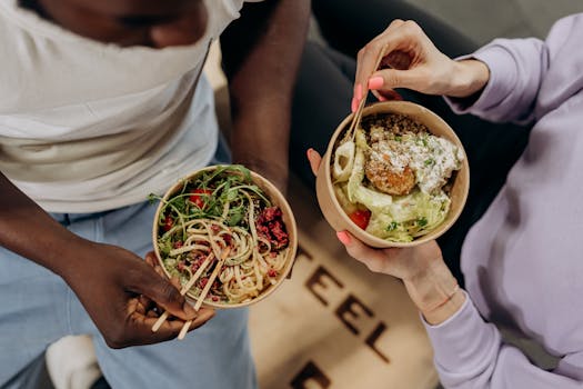 bowl of freekeh salad