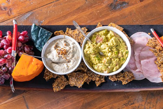 a variety of nuts and seeds on a wooden table