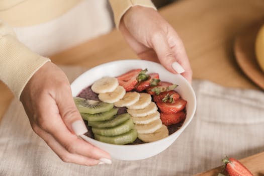 delicious fiber-rich breakfast