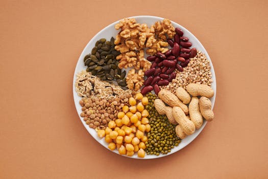 colorful assortment of legumes