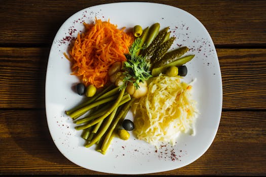 colorful salad with beans and nuts