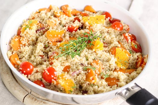 colorful quinoa bowl