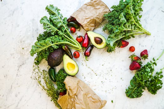 image of fresh fruits and vegetables